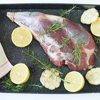 Roasted Lamb Leg Recipe With Lemon, Rosemary and Garlic Recipe