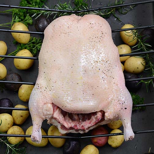 Roasted Duckling and Potatoes Recipe | Steaks and Game Photo [1]