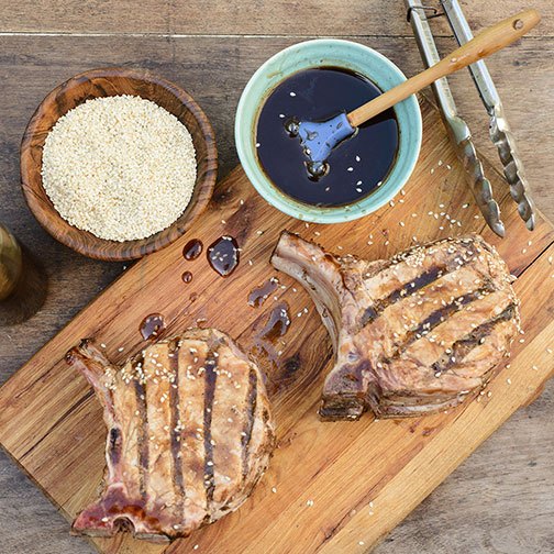 Teriyaki Grilled Pork Chops Recipe Photo [1]