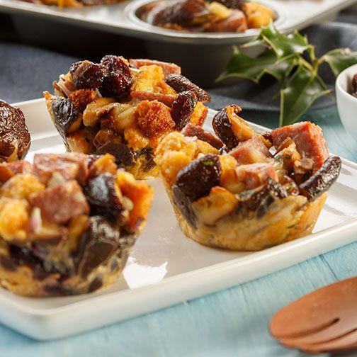 Thanksgiving Chorizo Stuffing Muffins Recipe Photo [1]