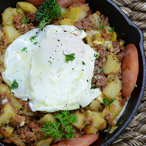 Wagyu Corned Beef Hash Recipe Photo [1]